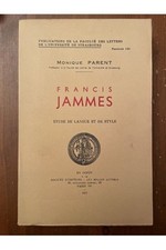 Francis jammes étude d'occasion  Rouffach