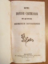Divi dionysii carthusiani usato  Italia