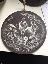Round black slate for sale  ROYSTON