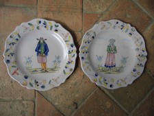 Assiette faience malicorne d'occasion  Saint-Méloir-des-Ondes