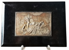Usado, Remo Luca , fondatore Scuola Orafi di Tripoli, "ODALISCHE", placchetta  argento  comprar usado  Enviando para Brazil