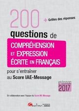 200 questions compréhension d'occasion  Hennebont