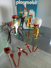 Playmobil indiani vintage usato  Italia