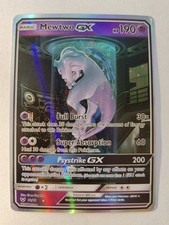 Pokemon Shining Legends 2017 Mewtwo GX #78/73 arte secreta completa rara , usado comprar usado  Enviando para Brazil