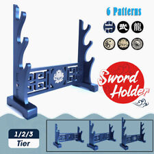 Suporte de espada samurai montagem Katana Tanto Tai Chi rack de espada 1~3 camadas quente comprar usado  Enviando para Brazil