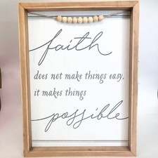 Faith wooden beaded for sale  Fayetteville