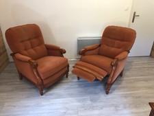 Fauteilles velours saumon d'occasion  Chabris