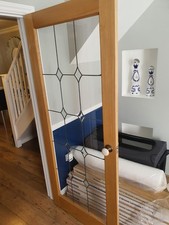 Glass internal door for sale  SIDCUP