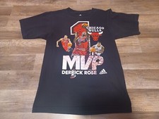 Camiseta Adidas 2011 Vintage Chicago Bulls Derrick Rose MVP Player Unissex Pequena comprar usado  Enviando para Brazil