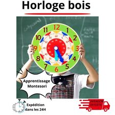 Horloge enfant montessori d'occasion  Vire