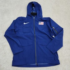 Jaqueta Nike masculina grande equipe EUA International Pro Elite Storm-Fit azul AO8714-492, usado comprar usado  Enviando para Brazil