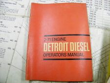 Detroit diesel operators for sale  Minerva