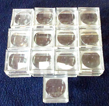 Caixa quadrada de acrílico transparente - 1,5" - 38mm - Capa de ampliação - Lote de 13 comprar usado  Enviando para Brazil