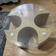 Glass coffee table for sale  LUTON