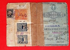 1942 carta identità usato  Portogruaro