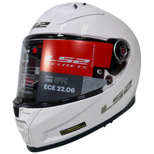 Capacete de motocicleta de rua LS2 Citation II divisor rosto inteiro branco brilhante tamanho G comprar usado  Enviando para Brazil