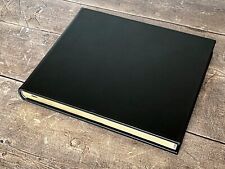 Smythson black leather for sale  SOLIHULL