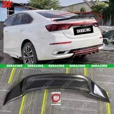 Usado, Ajuste para Kia Forte K3 2019-2023 fibra de carbono bico de pato porta-malas traseiro lábio spoiler asa comprar usado  Enviando para Brazil