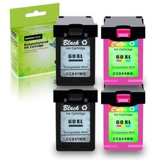 Cartucho de tinta 2PK preto 2PK cor 60XL para HP Photosmart C4610 C4680 C4688 C4788 comprar usado  Enviando para Brazil