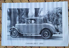 Affiche peugeot 201 d'occasion Affiche peugeot 201 d'occasion  Saint-Maur-des-Fossés