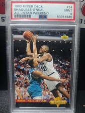 Usado, 1992 Upper Deck All-Star Weekend # 34 Shaquille O'Neal Rookie Year PSA 9 Estado perfeito comprar usado  Enviando para Brazil