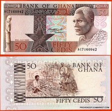 Ghana billet cedis d'occasion  Venelles