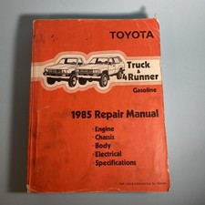 Toyota Truck And 4Runner 1985 manual de reparación OEM concesionario taller libro de servicio segunda mano  Embacar hacia Mexico