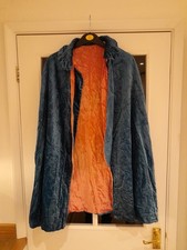 Crushed velvet blue for sale  BISHOP'S STORTFORD