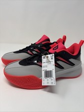 Tênis de basquete Adidas Big Kid's Dame certificado 3 J baixo JP7656 cinza/preto/vermelho comprar usado  Enviando para Brazil