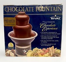Rival chocolate fountain for sale  North Wales