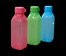 Garrafa de água Tupperware Eco com tampa de torção 16 oz conjunto 3 comprar usado  Enviando para Brazil