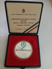 Medaglia secondo scudetto usato Medaglia secondo scudetto usato  Napoli