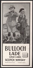 Usado, 1933 Canadian Bulloch Lade impressão anúncio etiqueta dourada uísque escocês comprar usado  Enviando para Brazil