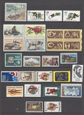 Conjunto de 29 selos de ano comemorativo de 1972 dos EUA sem marca de charneira comprar usado  Enviando para Brazil