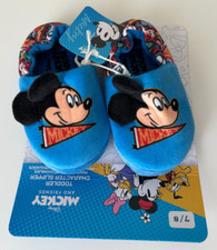 Disney Miçkey And Friends Toddlers Slippers Size 7/8 Blue NEW comprar usado  Enviando para Brazil