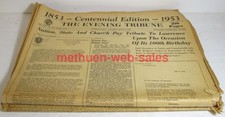 news papers 1953 for sale news papers 1953 for sale Methuen