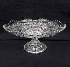 Pressed glass pedestal for sale  BANBURY