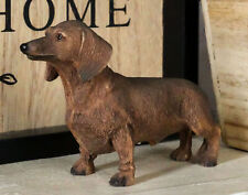 Adorável Pet realista PAL Chocolate Dachshund Cachorro Salsicha Estatueta Miniatura comprar usado  Enviando para Brazil