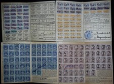 Lot cartes quittances d'occasion  Grièges