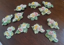 Ceramica capodimonte fiori usato  Milano