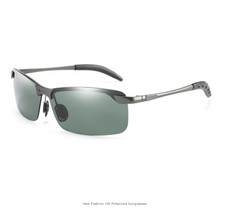 Óculos de sol masculino polarizado de metal UV400 óculos de visão noturna para condução externa novo comprar usado  Enviando para Brazil