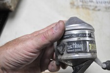 Molinete de pesca Zebco The Hawg 733 Direct Drive feito nos EUA resistente NÃO TESTADO comprar usado  Enviando para Brazil