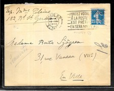 F37 semeuse lettre d'occasion F37 semeuse lettre d'occasion  Thionville