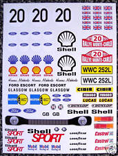 Adesivo decalque clássico Hannu Mikkola Rally RC Escort Mk1 escala 10 comprar usado  Enviando para Brazil