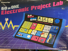 Radio Shack Science Fair 60 em um kit de laboratório de projeto eletrônico vintage + manual comprar usado  Enviando para Brazil