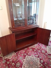 Mahogany display cabinet for sale  BACUP