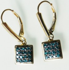 Blaue diamant hrringe gebraucht kaufen  Büdingen
