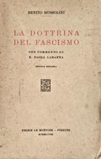 Dottrina del fascismo usato  Bari