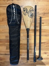 NIXY 3 peças ajustável 100% fibra de carbono bambu SUP PRO pá para paddleboard comprar usado  Enviando para Brazil