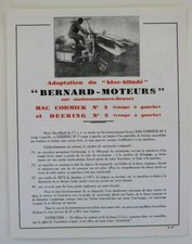 Prospectus brochure bernard d'occasion  Auneau